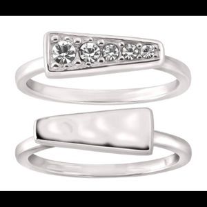 Silpada “spotlight stack” sterling silver ring